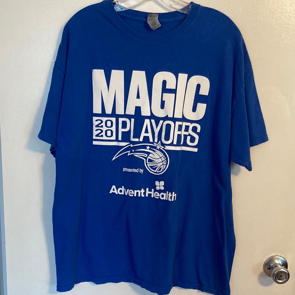 NBA Orlando Magic Men’s 2020 Playoffs Logo Tee (size xl)